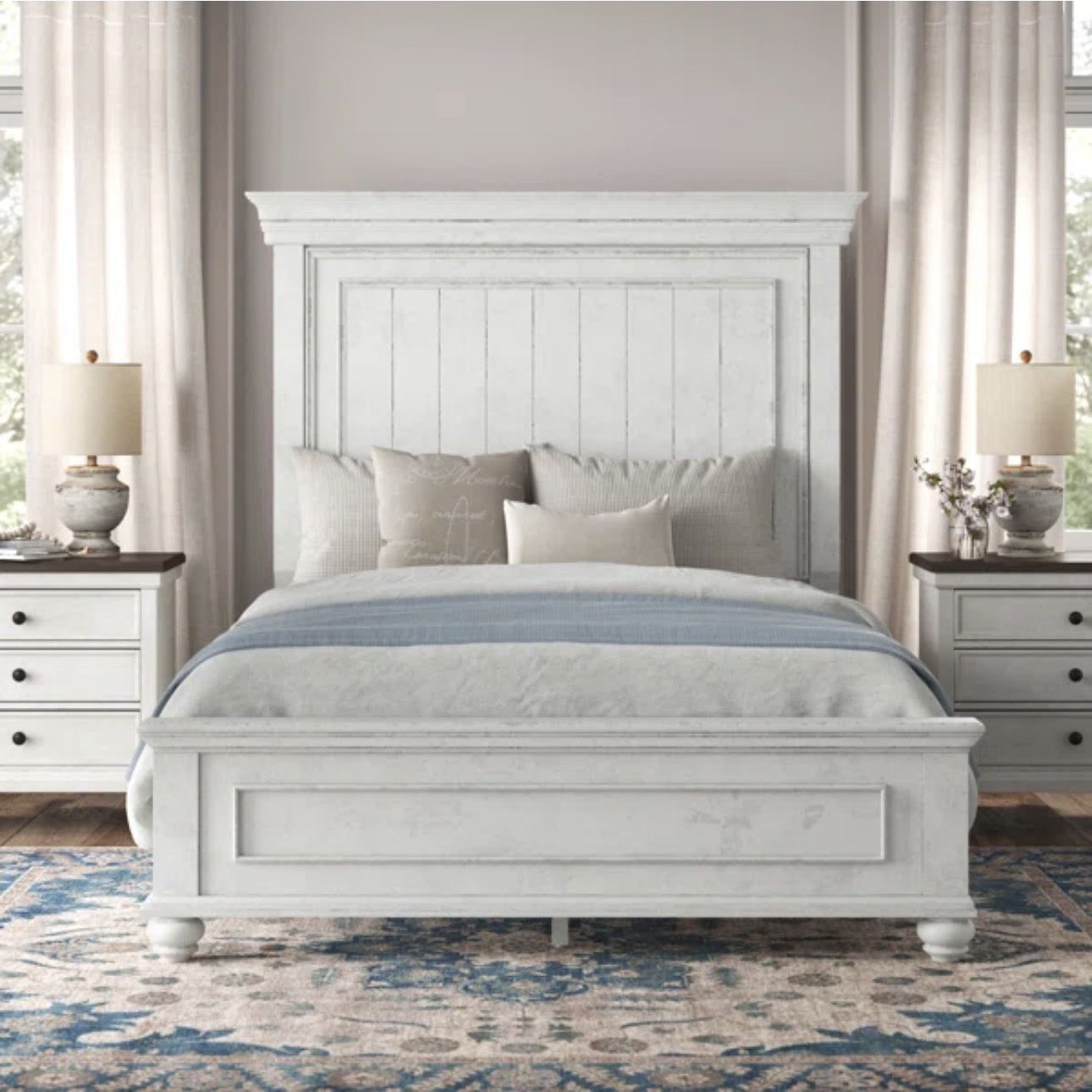 Brand New White King Bed