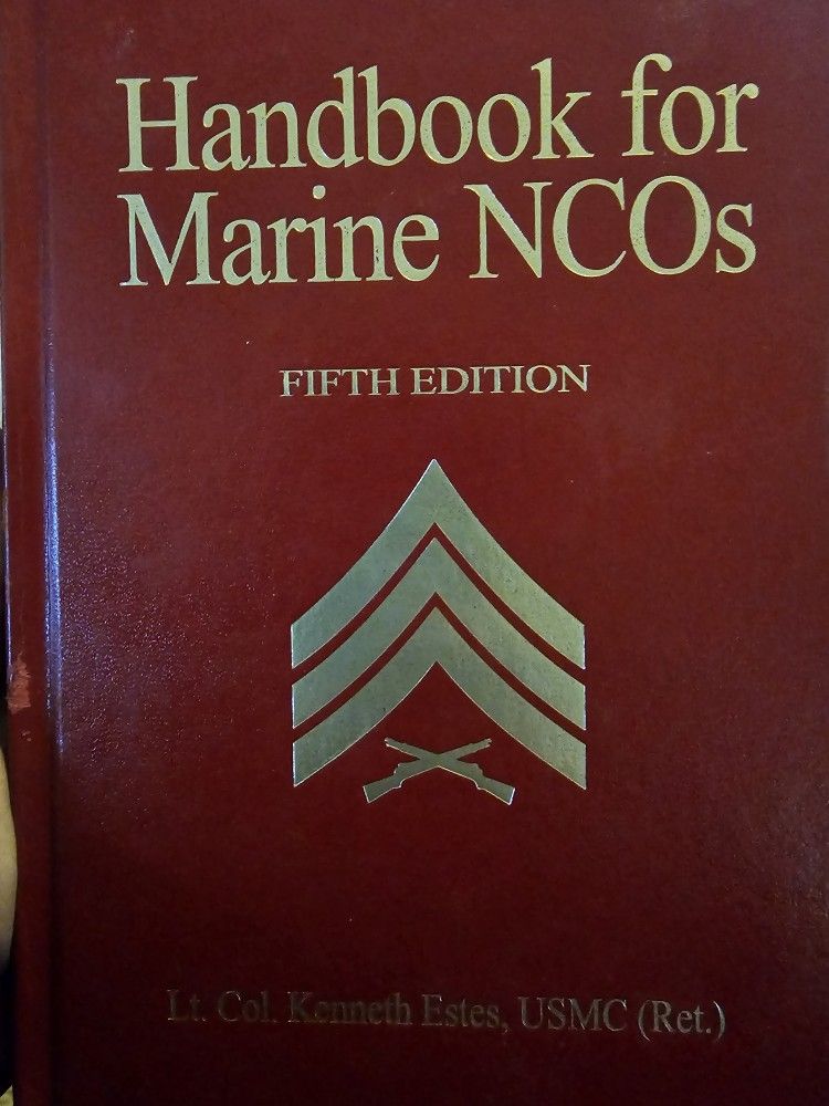 Handbook For Marine NCOs (Hard Cover)