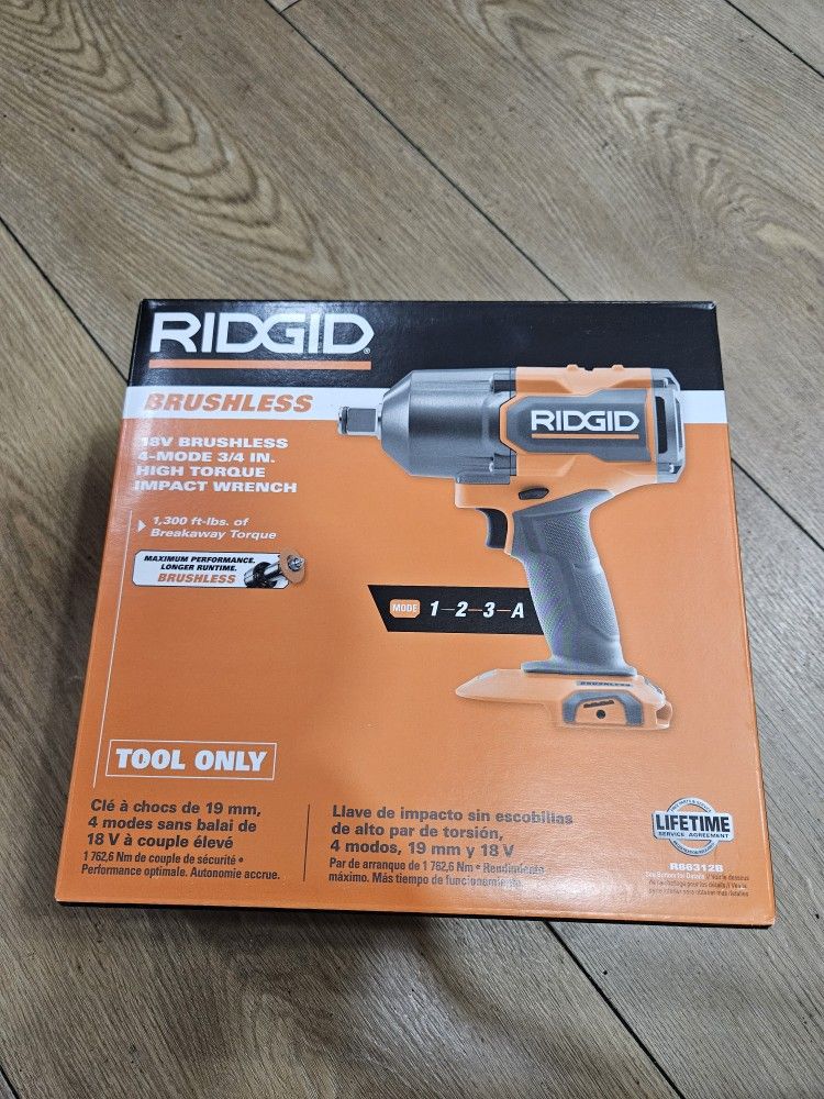 Ridgid Impact Wrench 3/4in 