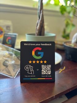 Google Review NFC QR Code Stand