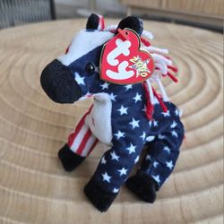 ty Beanie Baby  LEFTY 2000 the Donkey 6" MINT with tags