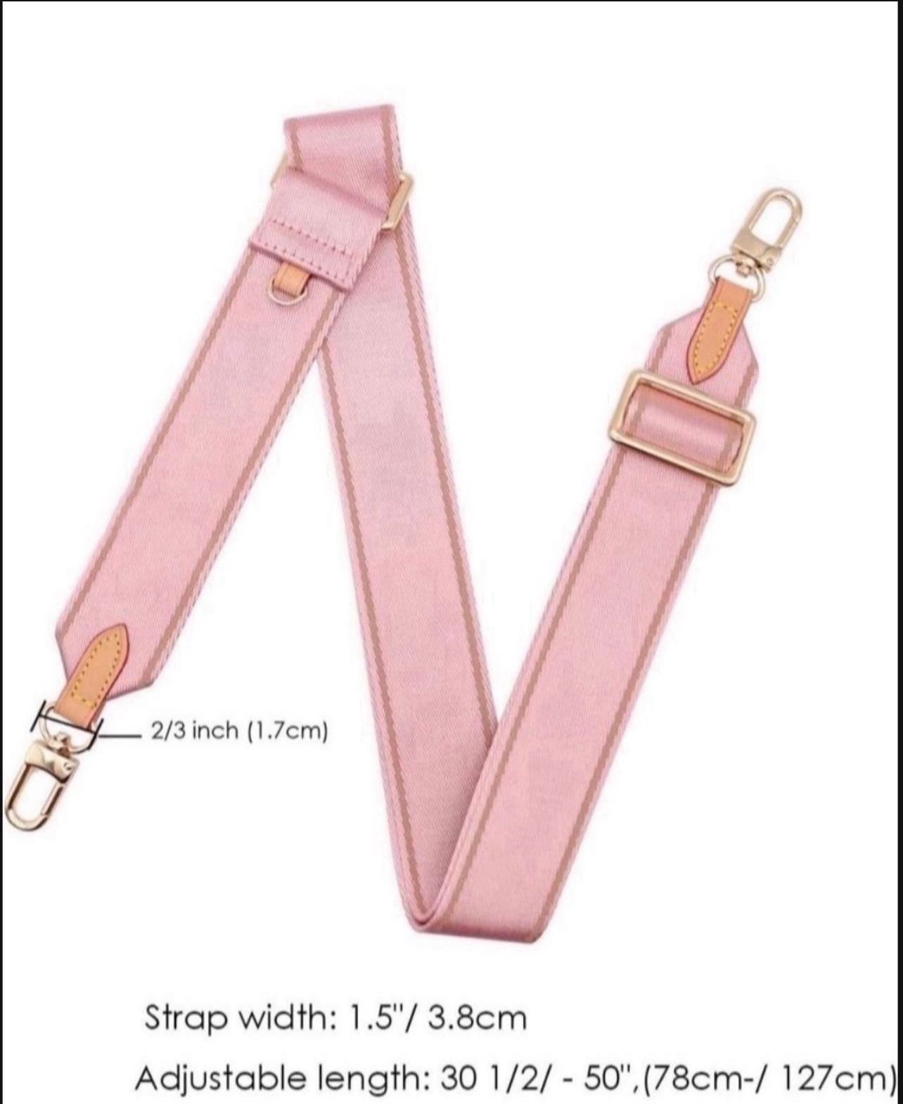 Canvas bag strap accessories PINK