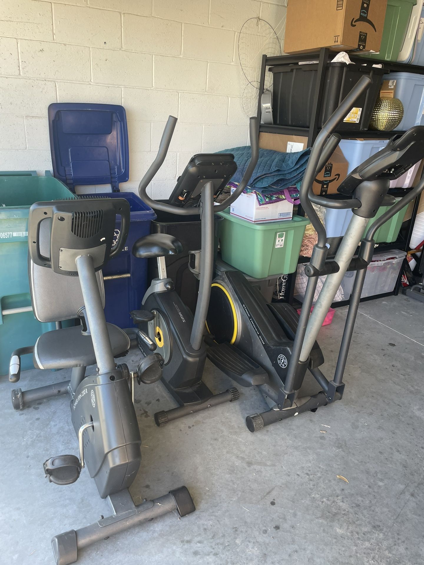 (3) Bikes/eliptical All 3- $400