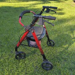 NOVA STAR 8 Rollator Walker chair seat Perfect Fit System Lightweight Folding handicap disabled