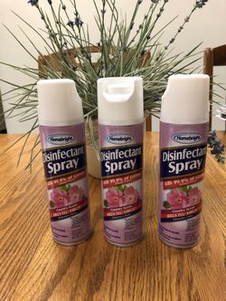 All 3 bottles of Homebright Disinfectant bottles ( 6 oz. each bottle)
