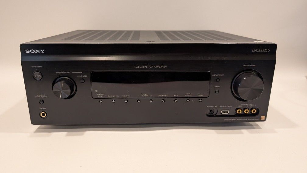 Sony 7.2 Receiver STR-DA2800ES Control4 Smart Theater 90 Watts/Channel