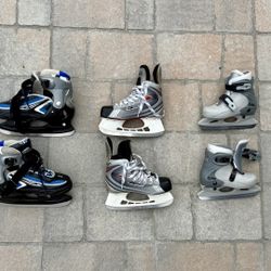 Various Ice Skates (Prices, Sizes, and Brand in Description) ($95 for All)