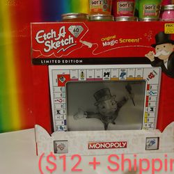 Monopoly Edition Etch A Sketch Limited Edition Brand New Factory Sealed Package