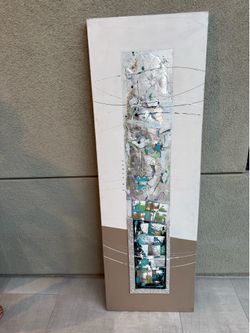Large Abstract Mixed Media Wall Art