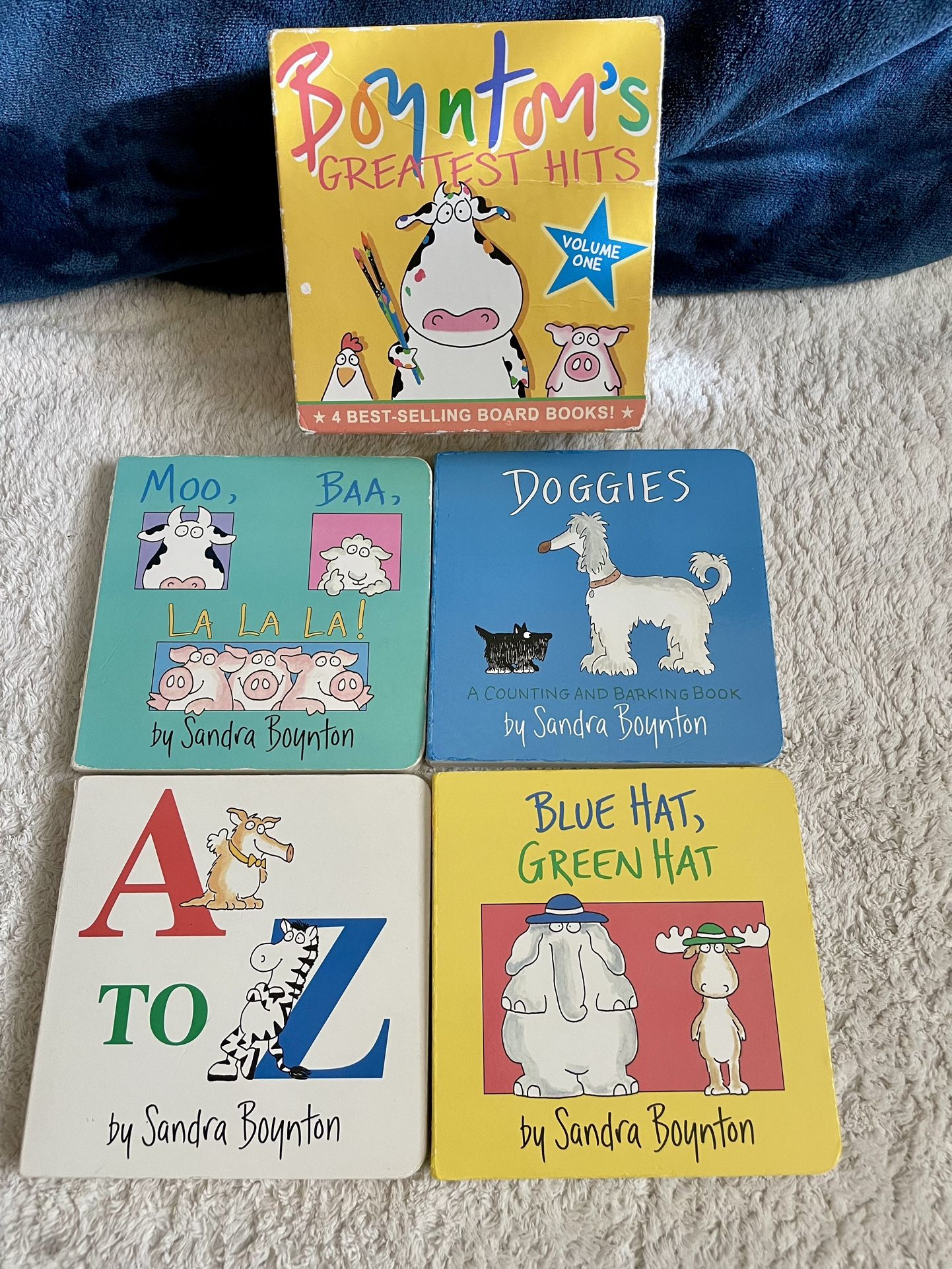 Set of Sandra Boynton’s Greatest Hits Vol 1 Toddler Board Books