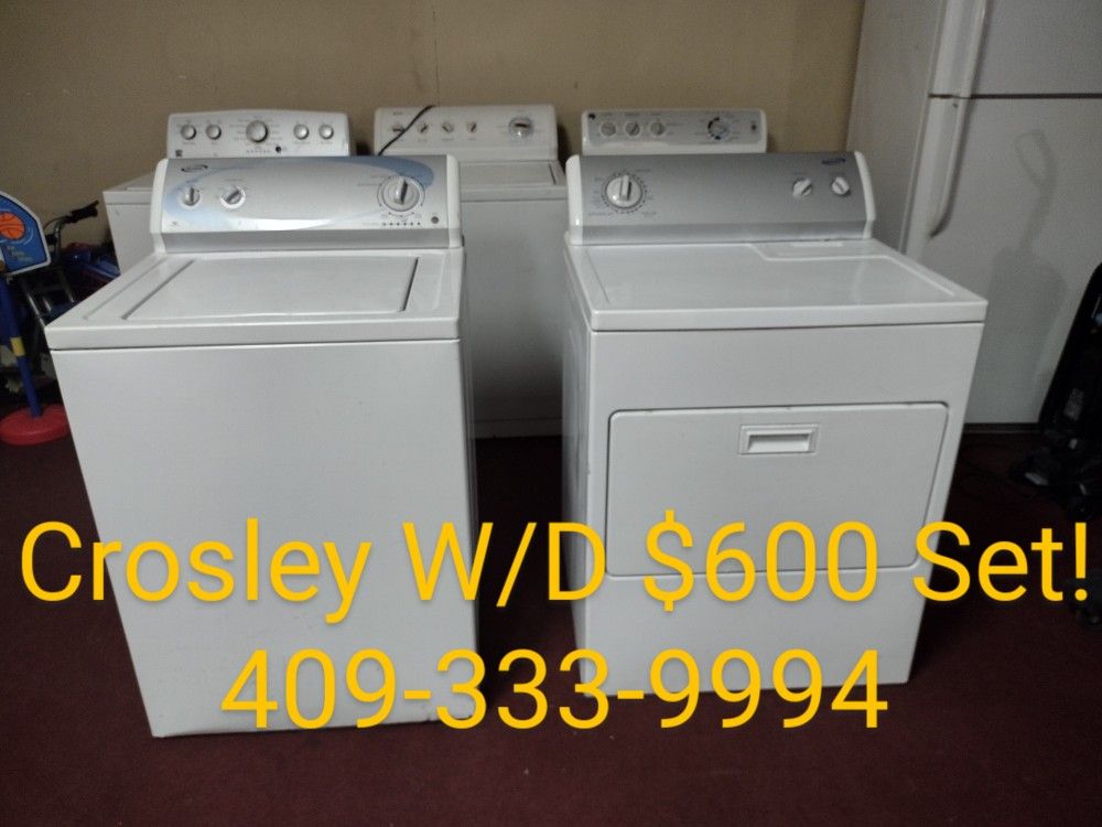 Crosley Washer/Dryer Set