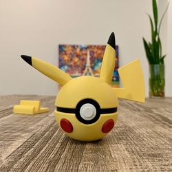 Pokemon Pikachu Pokeball. 3D Printed