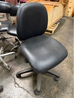 Black Reception chair or task chair