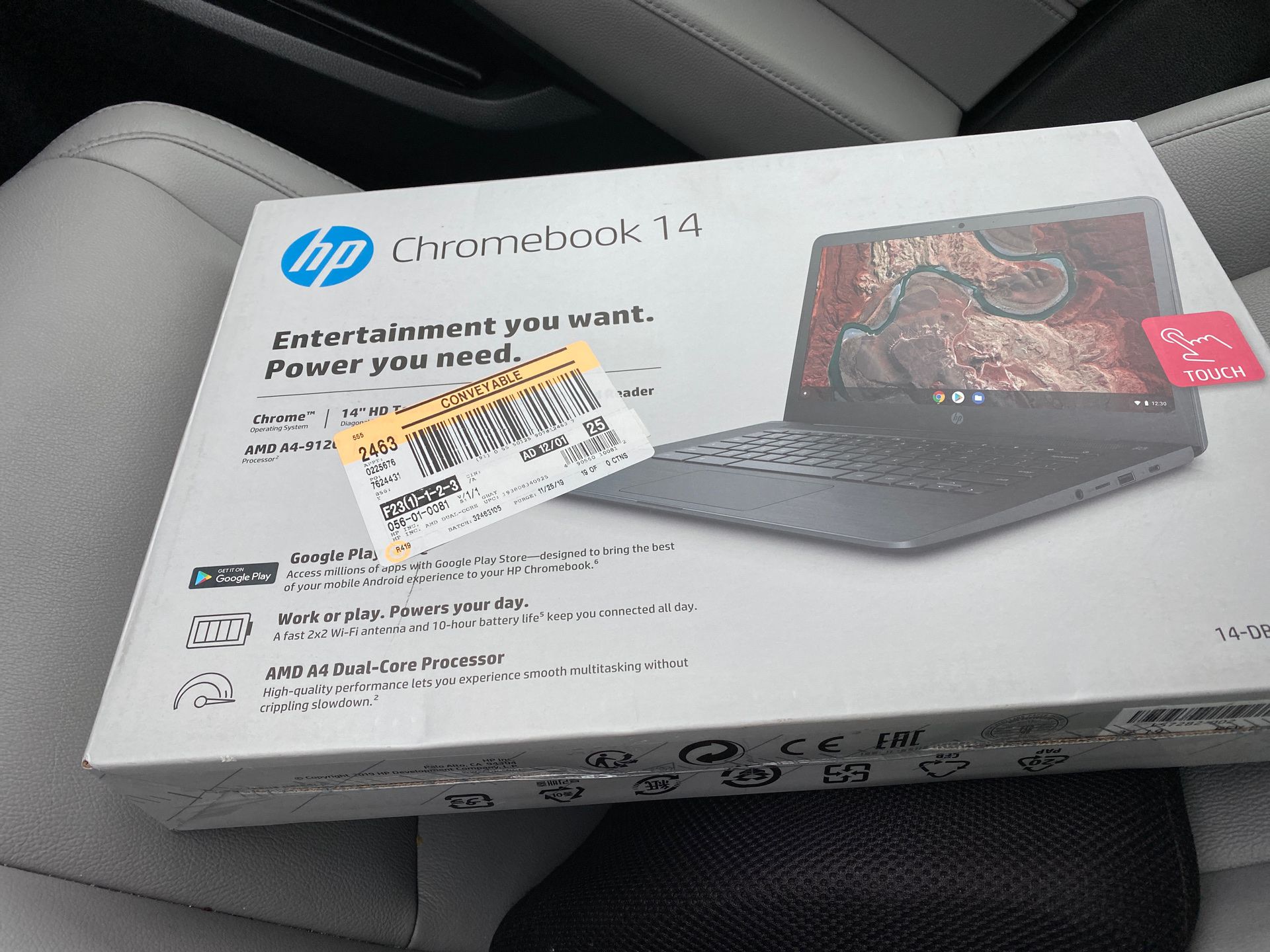 Brand new laptop 14” touchscreen