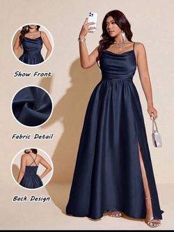 Navy Blue Dress