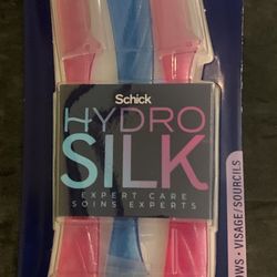 Schick Hydro Silk Touch-Up Dermaplaning Tool with Precision Cover, Face & Eyebrow Razor 