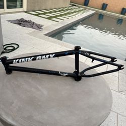 Kink Curb 20"TT BMX Freestyle Bike-Matte Blood Blue FRAME