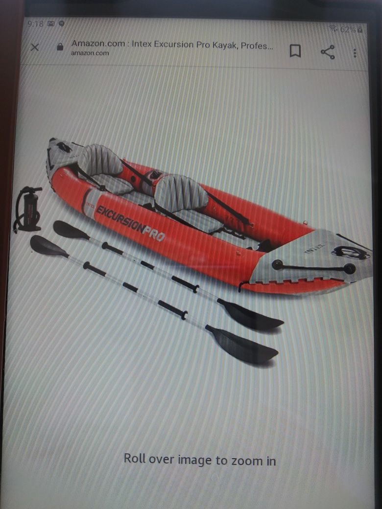Inflatable 2 person kayak