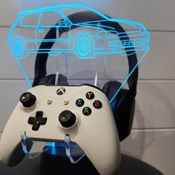 Game Controller And Headset RGB LED Stand Customizable 