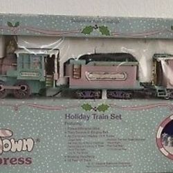 Vintage Enesco Precious Moments Holiday Train Set Sugartown Express