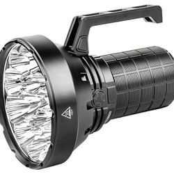 IMALENT SR16 Rechargeable Flashlight 55000 Lumens Super Bright Led Torch, Long Beam Flash Light 1715 Meters with Cree XHP50.3 HI LEDs Waterproof Spotl