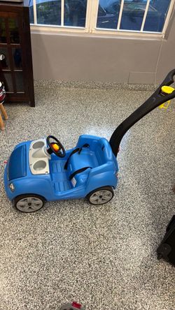 Toddler car blue