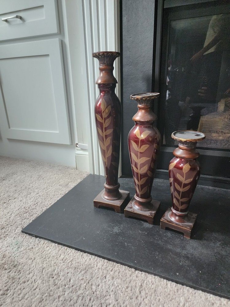 Candle Holders 3 Pieces