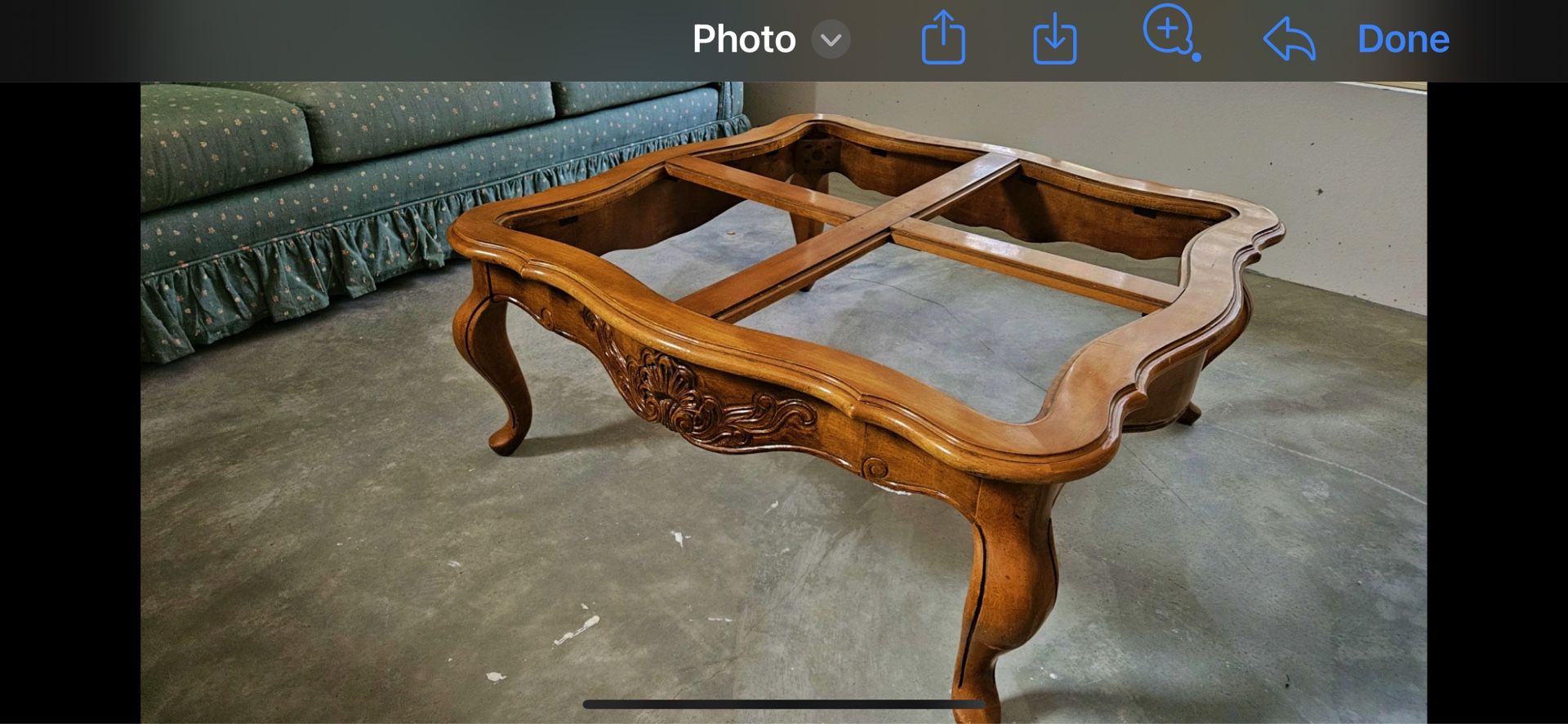 Coffee Table Glass Inlays Included