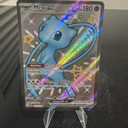 Shiny Mew Pokemon Card