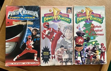 Vintage 90s Power Rangers Vhs 