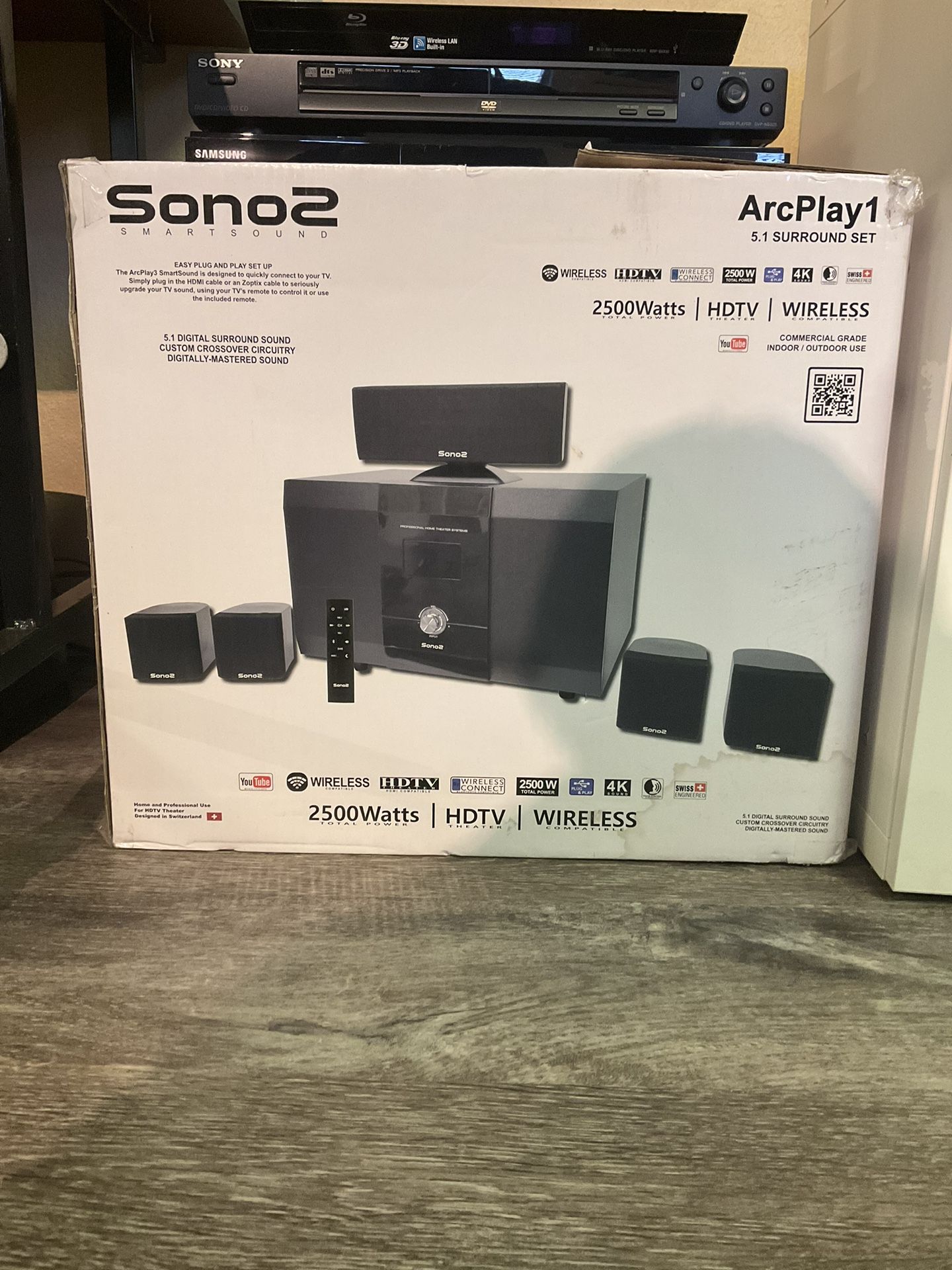 Sonos ArcPlay1 5.1 Surround Set 2500W Wireless HDTV Audio System
