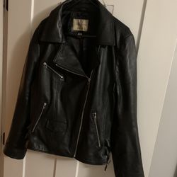 Women’s Short Leather Jacket , Sz. XXL