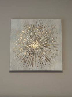 Gold Sunburst Wall Art
