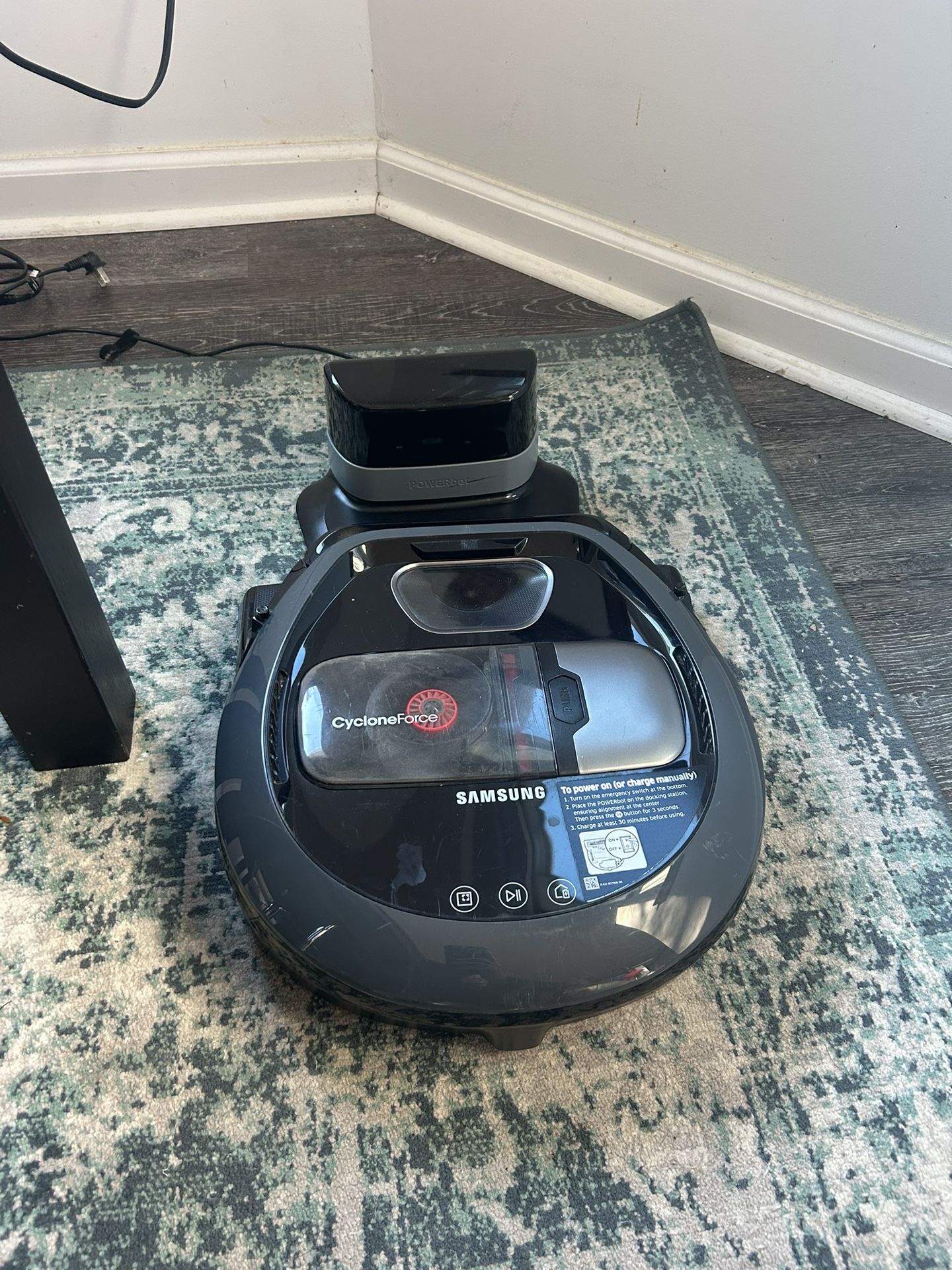 Samsung Robot Vacuum, Cyclone Force POWERbot, 20W