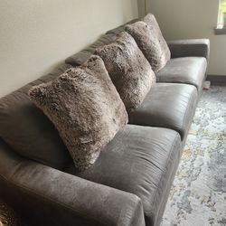 Leather 3 Seater Sofa