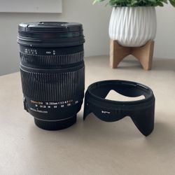 Sigma DC Telescoping Zoom Lens 18-250mm f/3.5-6.3 for Nikon DSLR