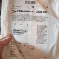 v.a.c. granufoam dressing  large 