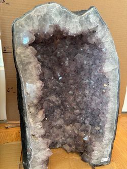 Amethyst Cathedral polished front