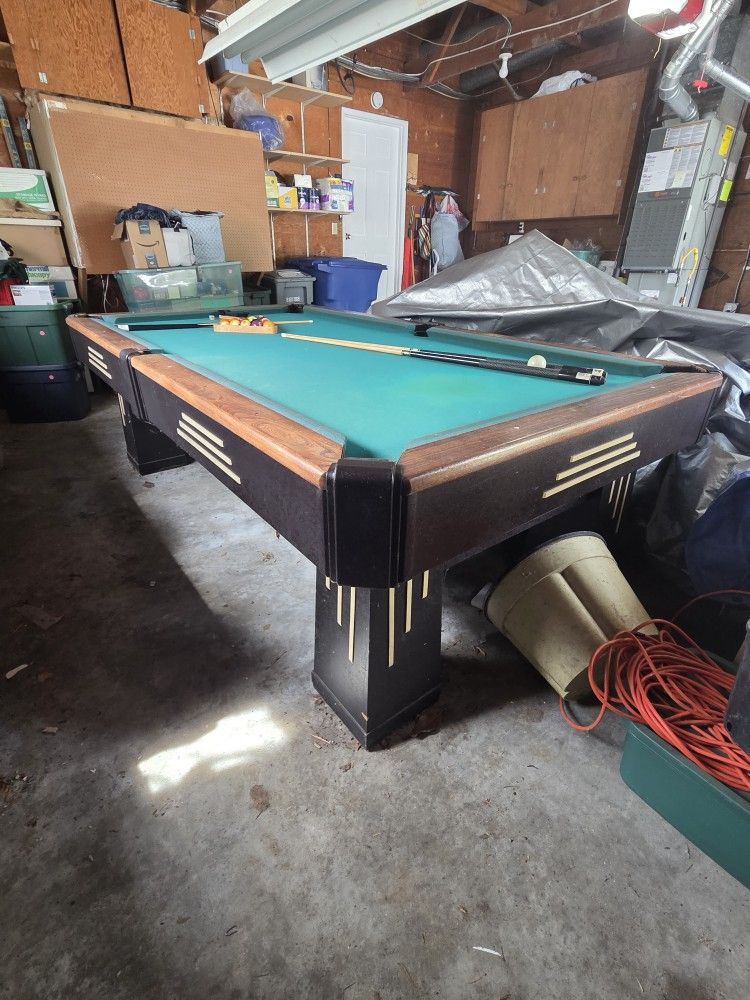 EXCELLENT Vintage 1960s Brunswick Challenger 3-Piece Slate. READY TO PLAY! Need Gone Soon So All Offers Welcome