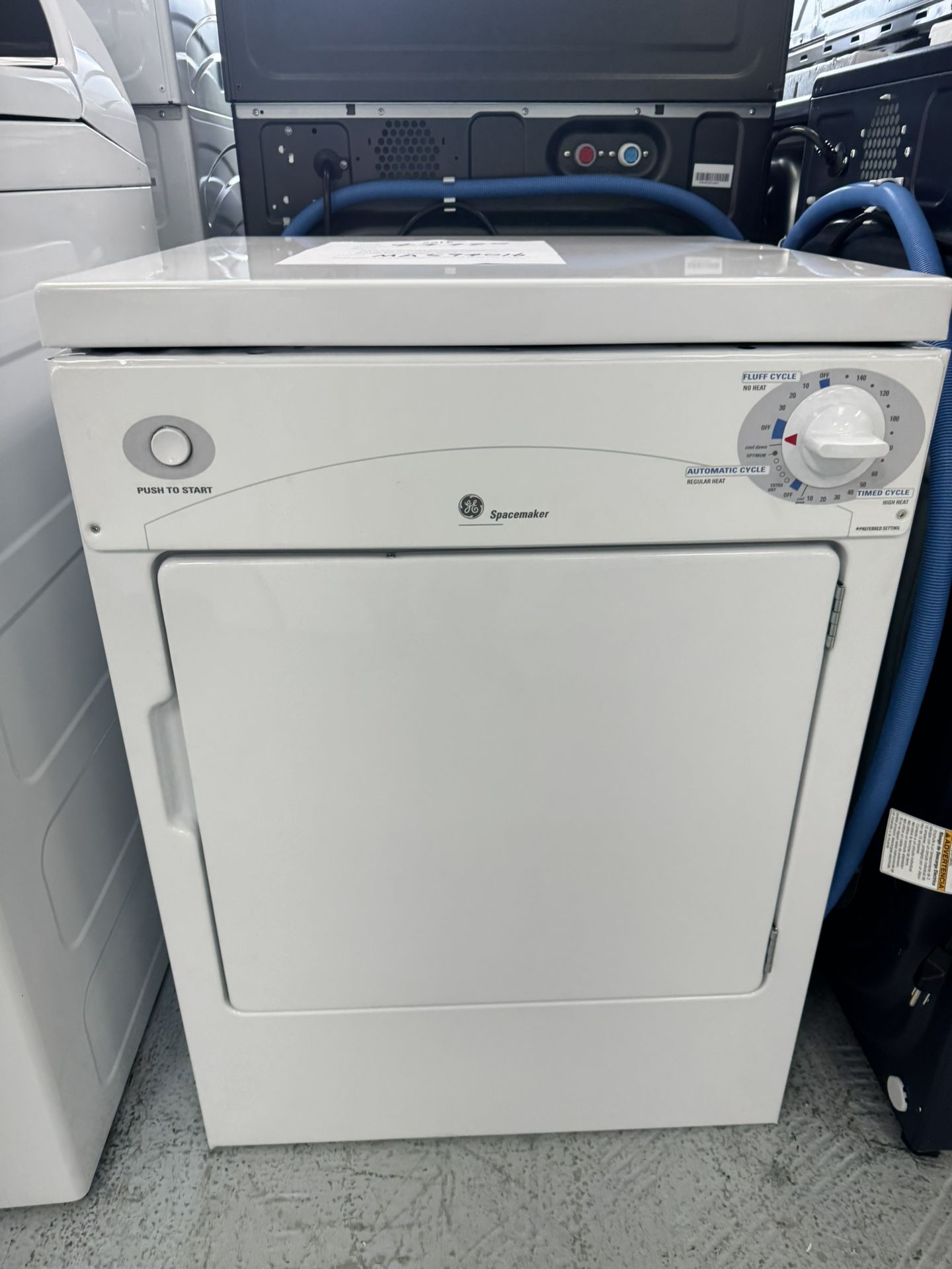 GE 120V 3.6-cu ft Stackable Portable Electric Dryer