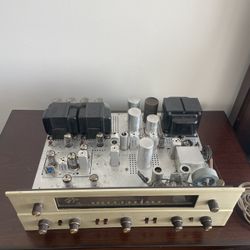 Vintage Fisher 500B Stereo Receiver With Wood Case