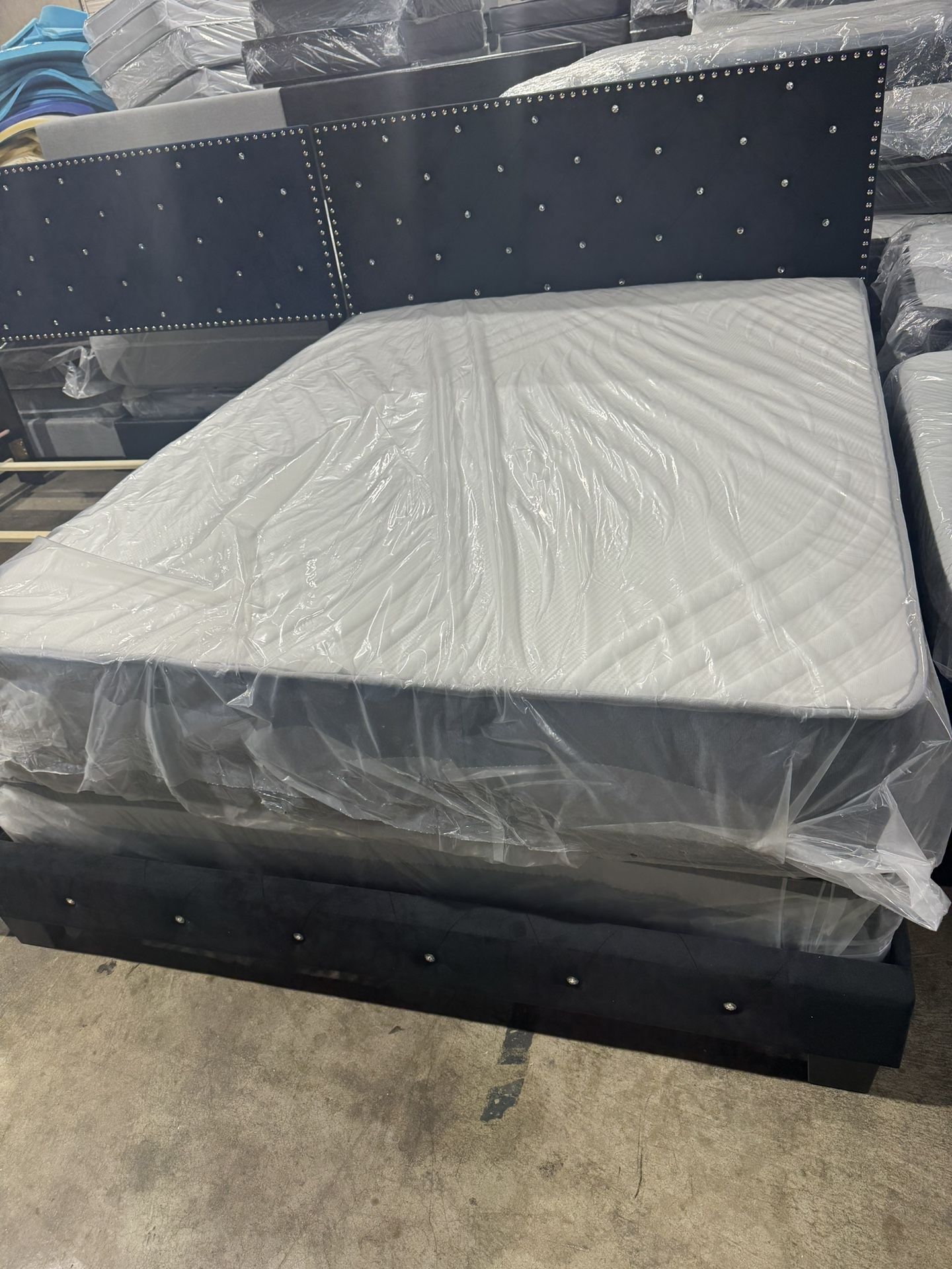 New Queen Bed With Mattress For $290