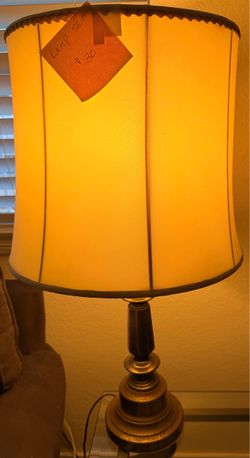 Two brass Table Lamps
