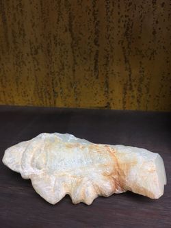 Handcarved Onyx Indian face paperweight