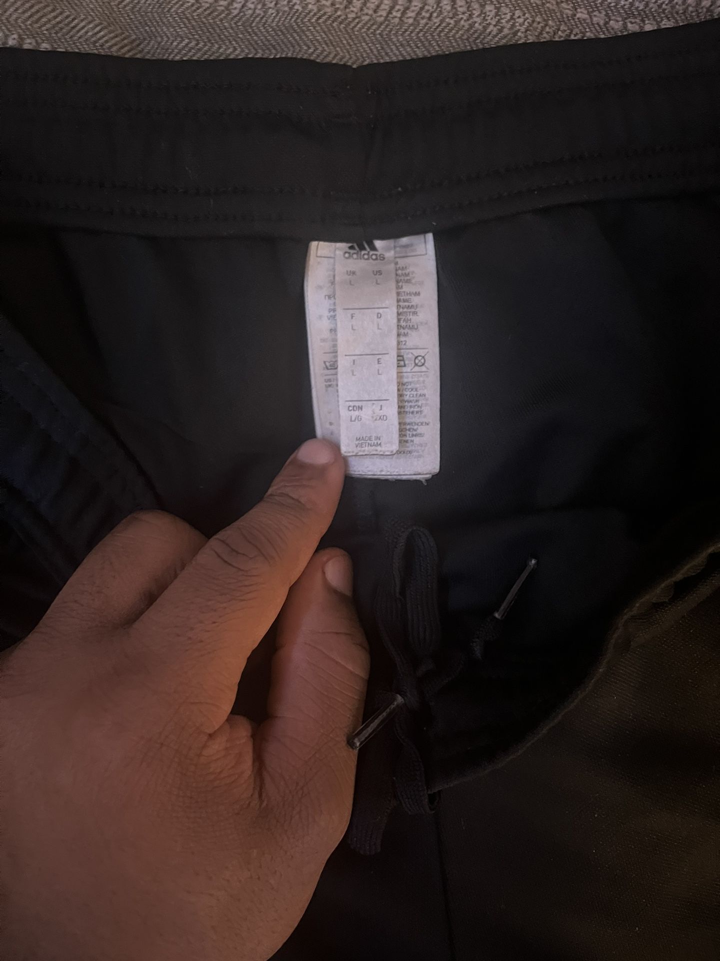 Black Adidda Pants