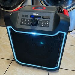 Ion Pathfinder 4 - Bluetooth Portable Bluetooth Speaker – 100-Hour Battery, Waterproof, LED Light Show