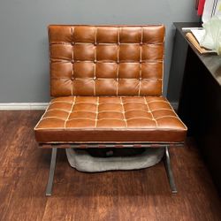 Leather Ottoman Chair