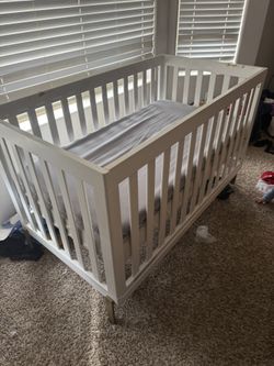 CRIB, Mattress, and Topper