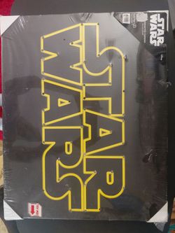 Starwars light up wall picture