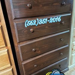 Brown Jumbo 2 Knob Dresser Cajonera Comoda Nueva 